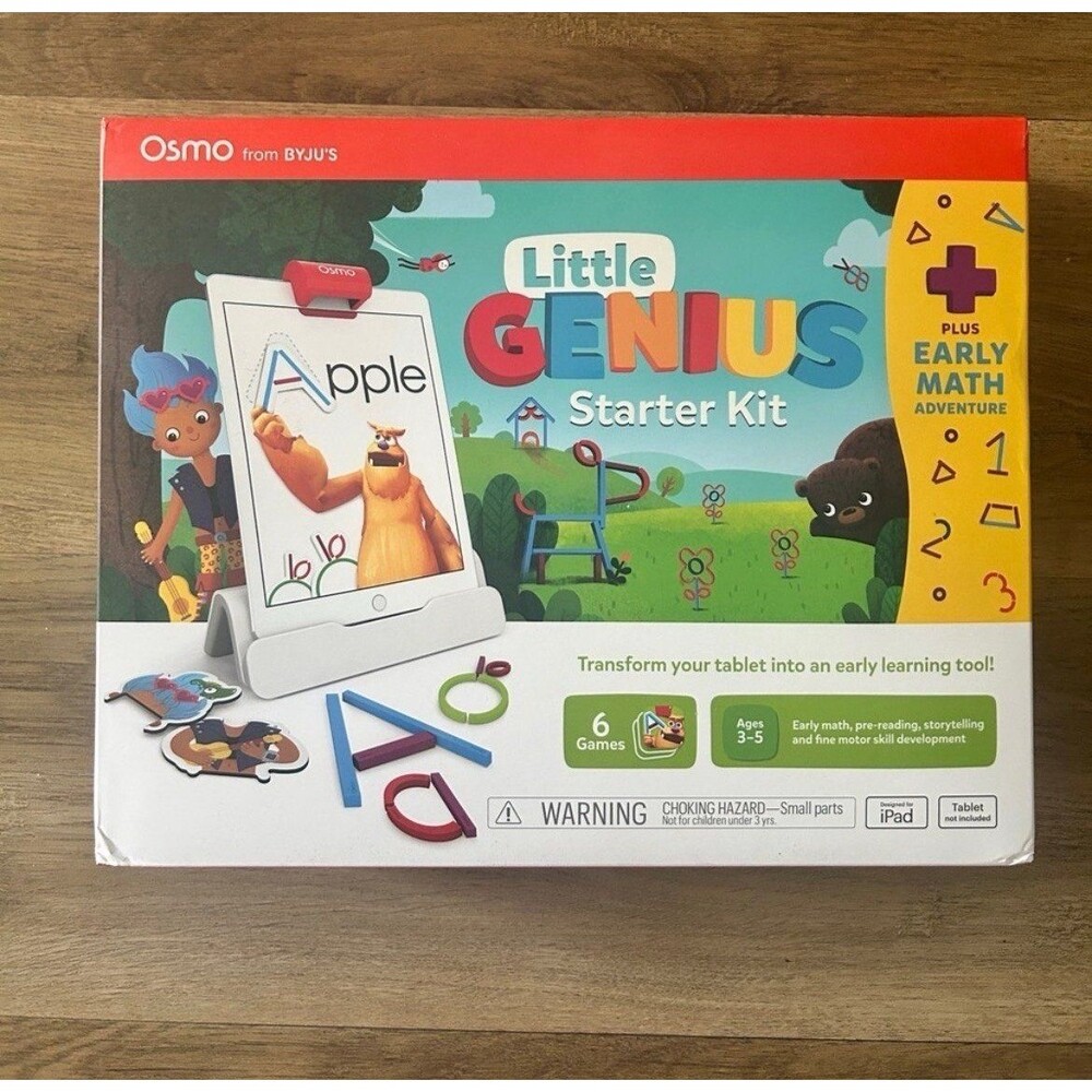 Osmo Little Genius Starter Kit + Early Math Adventure – NIB (iPad Required)